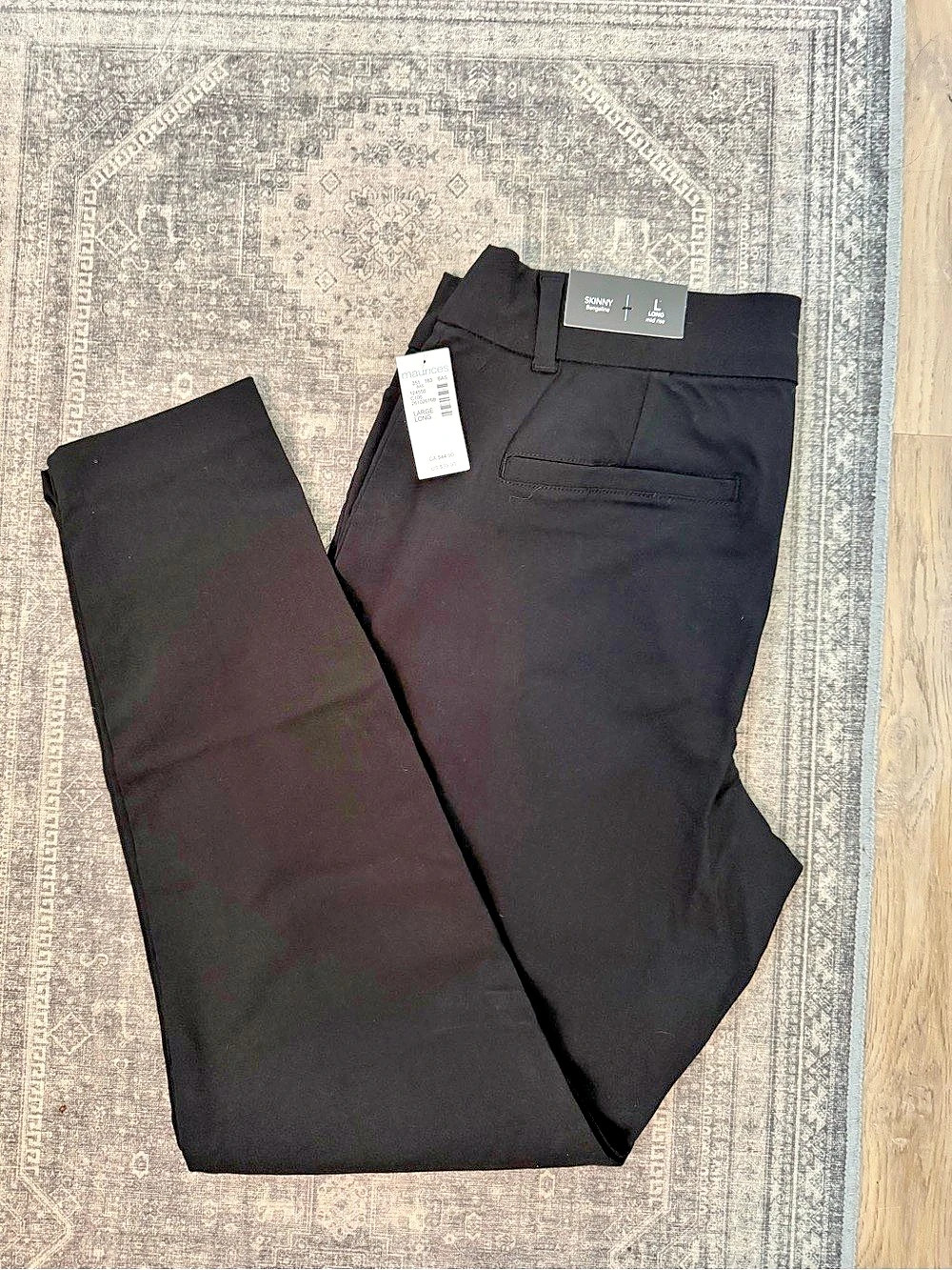 M.M.LaFleur Bengaline Skinny Long Skinny Long Pants in Black Size Large NWT